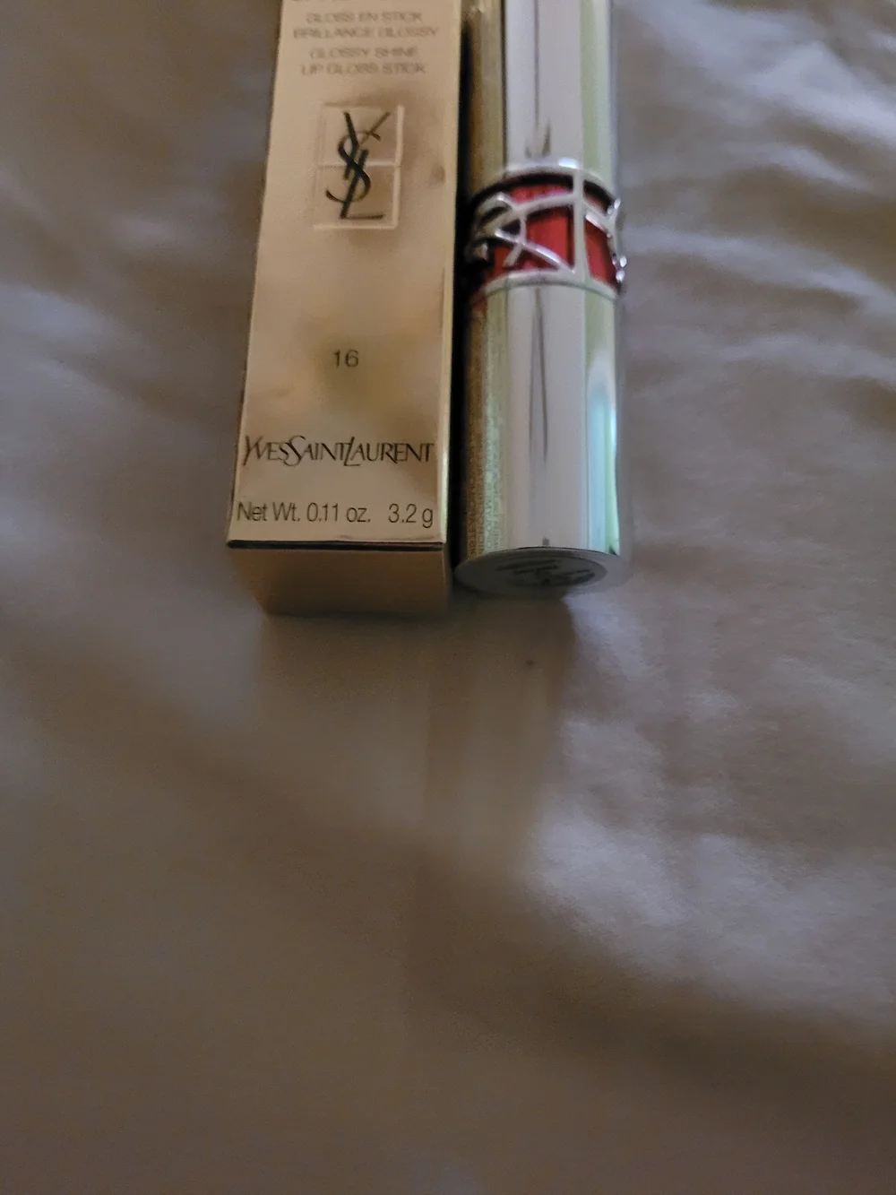 (YSL) LoveShine Candy Glaze Lip Gloss Stick - Shade 16 Watermelon High FS